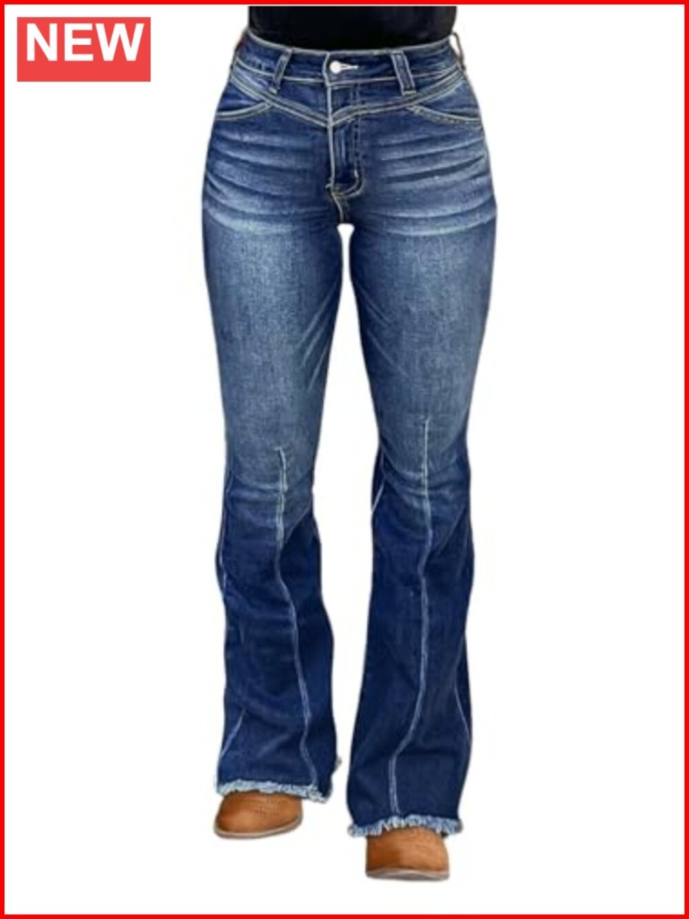 High Waisted Tummy Control Bootcut Jeans